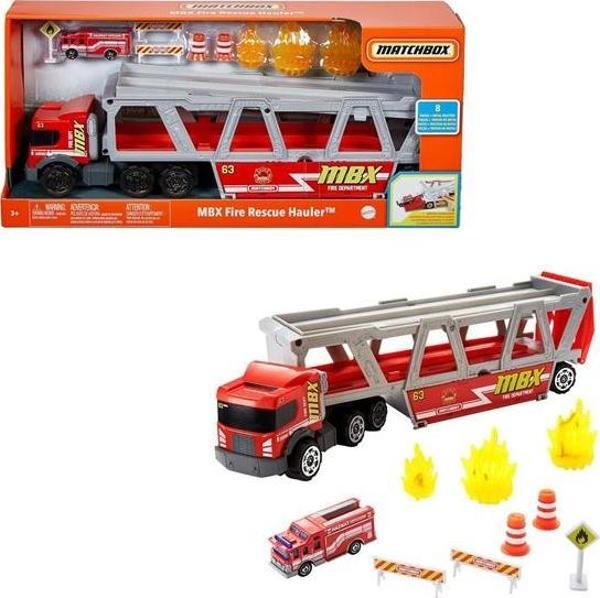 Mattel Oyuncak Matchbox Taşıyıcı İtfaiye Aracı Oyun Seti GWM23 - Image 1