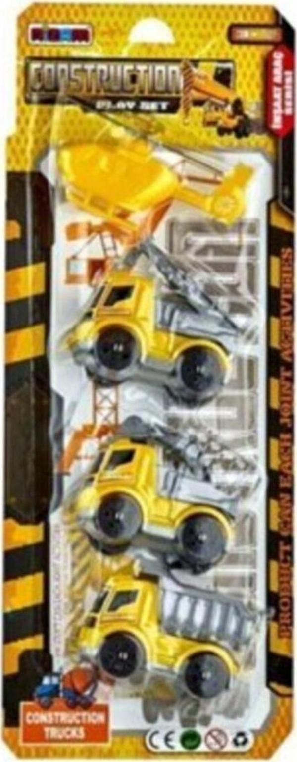 Nizam Oyuncak Mini İş Makinesı 4 Lü Set 284 - Image 1