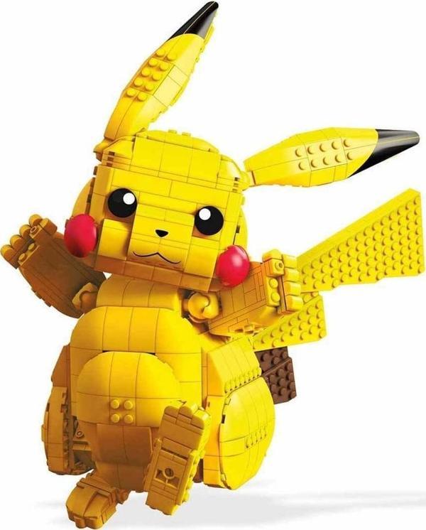 Mattel Oyuncak Mega Pokemon Jumbo Pikachu Pikaçu Figürü 825 Parça Lego Fvk81 (Matellfvk81) - Image 1