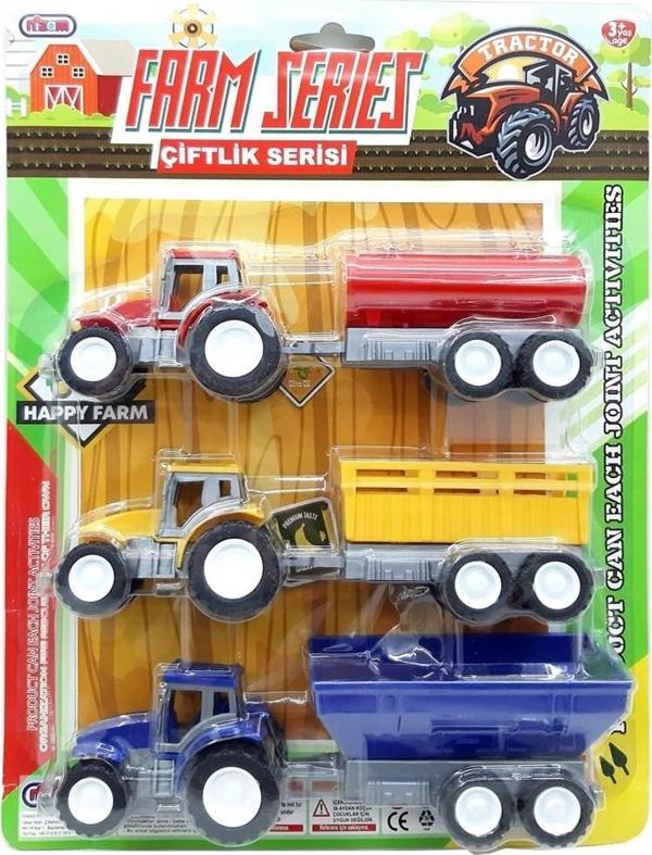 Nizam Oyuncak Traktör 3 Lü Set 174 - Image 1