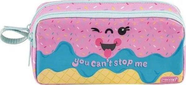 Muggle Kalem Çantası Pink Ice Cream Pembe Mu-8713 - Image 1
