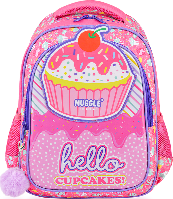 Muggle Okul Sırt Çantası Cup Cake Pembe Mu-7051 - Image 1