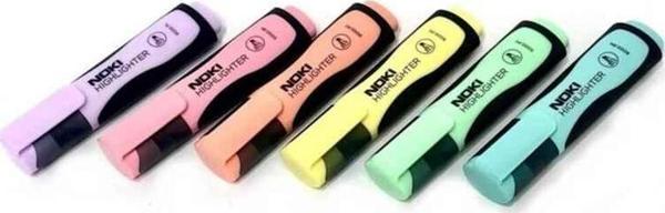 Noki Fosforlu Kalem Pastel Renkler Karışık Renk 9000P-30 (30 Lu Stand) - Image 1