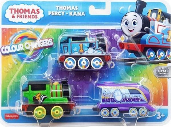 Mattel Oyuncak Thomas ve Arkadaşları Renk Değiştiren Küçük Trenler (3 Lü Paket) Hnp82 - Image 1