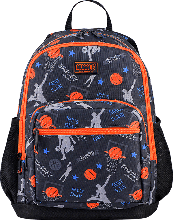 Muggle Okul Sırt Çantası Ot-Basket Siyah Mu-0440 - Image 1