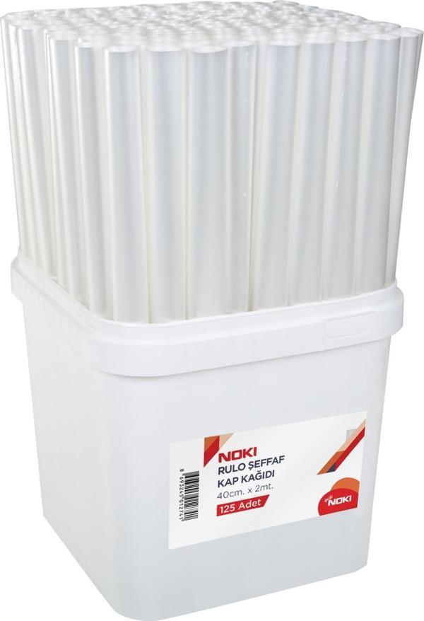 Noki Rulo Defter Kaplık Şeffaf (125 Li Paket) 53100S - Image 1