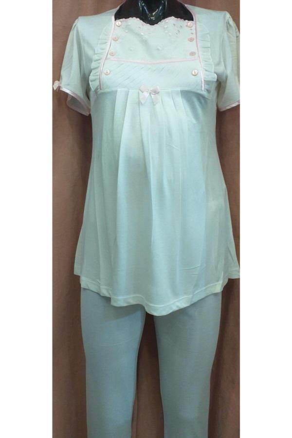 Marilyn Lohusa Pijama Takımı Pembe - Ekru S - Image 1