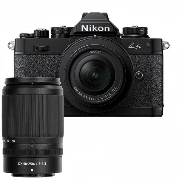 Nikon Z fc 16-50mm + 50-250mm Lens VR Çift Lensli Set (Siyah) - Image 1