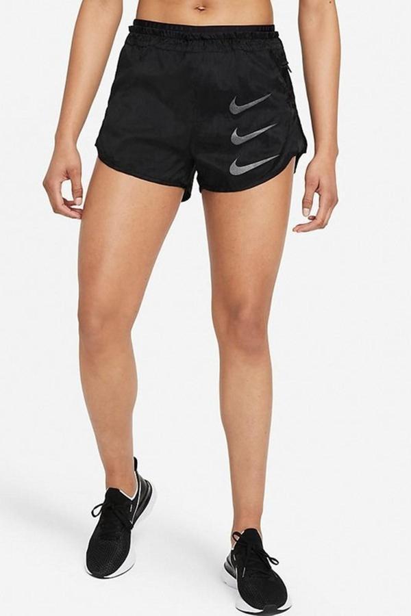 Nike Tempo Luxe Run Division 2 si 1 Arada Kadın Spor Siyah Şort  - Image 1