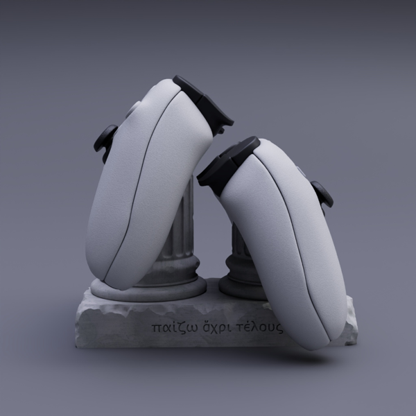 Print Wizzard Ps5 Dualsense İkili Stand – Olympus Tasarım Kol Düzenleyici - Image 1