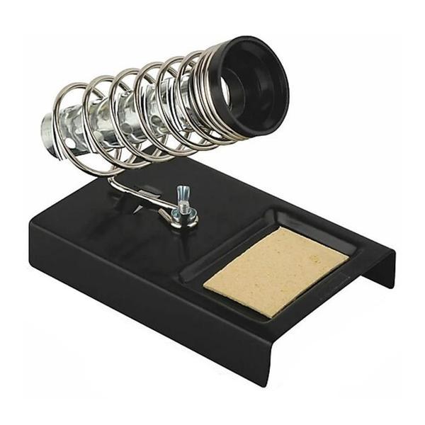 Tenon TD-10 Yaylı Tip Süngerli Havya Tutucu Metal Standı Siyah - Image 1