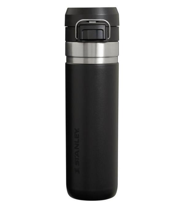 Stanley The Quick-Flip Water Bottle 0.7L / 24oz Black 2.0 Termos - Image 1