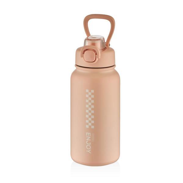 Shotay Chees Çelik Termos Matara 900Ml Pembe - Image 1