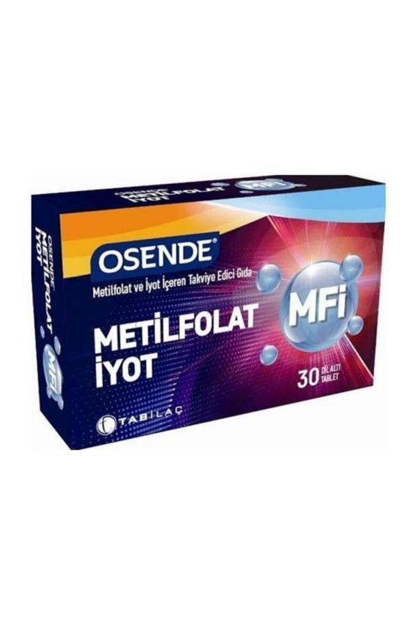 Osende Metilfolat & Iyot 30 Dil Altı Tableti - Image 1