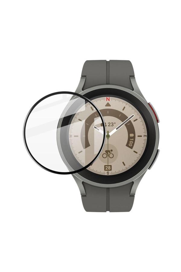 Samsung Galaxy Watch 5 Pro 45MM Ekran Koruyucu 3D Kavisli Full Kaplama Pmma - Image 1