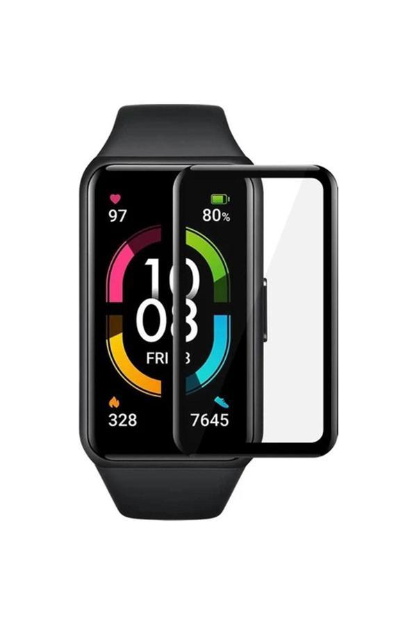 Huawei Honor Band 6 Uyumlu Ekran Koruyucu 3d Kavisli Tam Kaplama Pmma - Image 1