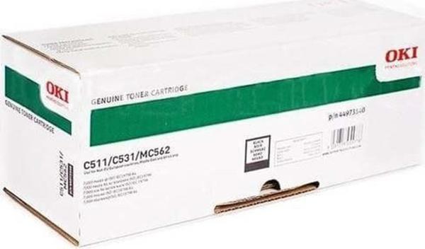Oki C511-531 Mc562 7Bin Sayfa Siyah Toner 44973540 - Image 1