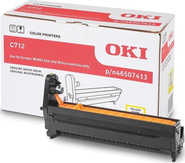 Oki C712 30Bin Sayfa Kapasiteli Yellow Sarı Drum 46507413 - Image 1