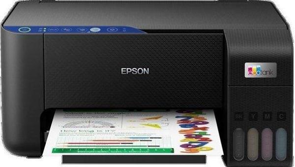 Epson EcoTank L3252 Wi-Fi + Tarayıcı + Fotokopi Renkli Çok Fonksiyonlu Tanklı Mürekkep Püskürtmeli Yazıcı - Image 1