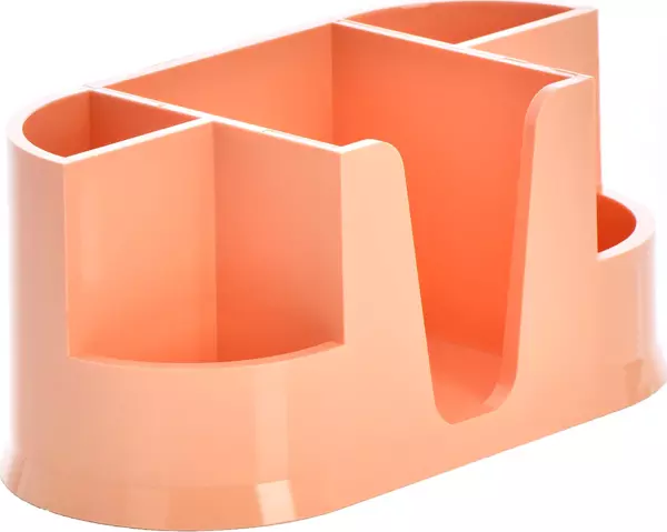Ops Masa Seti Kalemlik Organizer Pastel Turuncu KLM 209 - Image 1