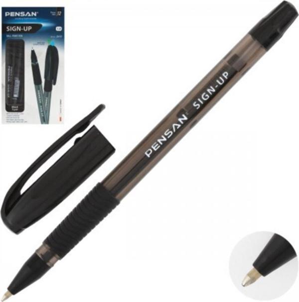 Pensan İmza Kalemi Sign Up 1.0 Mm Siyah PE2410SUS (12 Li Paket) - Image 1