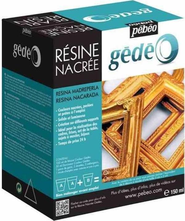 Pebeo Kit Gedeo Altın Sedef Reçine 150 Ml 766161 - Image 1