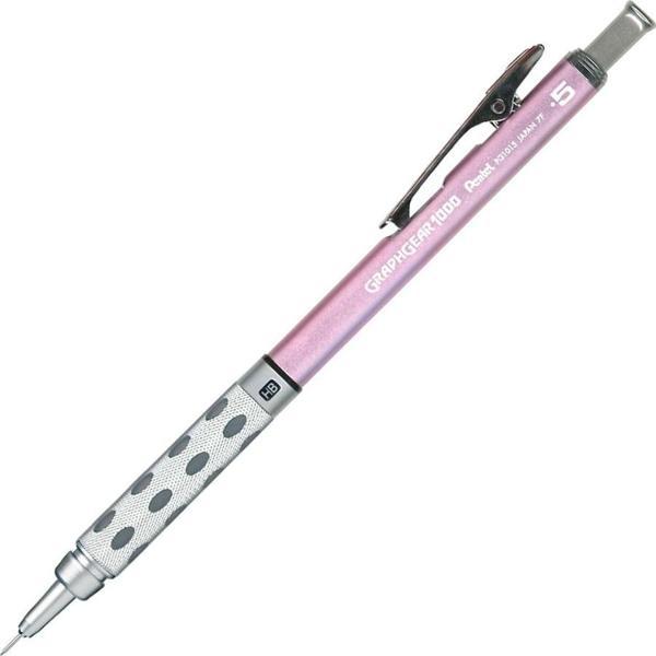 Pentel 0.5 Metal Gövdeli Gizli Uç Teknik Çizim Ve Yazı Versatil Kalem Pembe Pg1015C-Px - Image 1