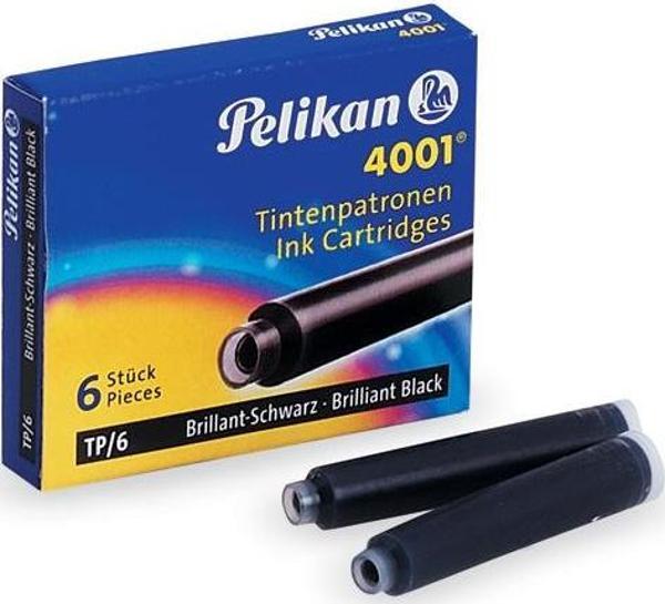 Pelikan 4001 Dolmakalem Kartuşu Küçük Siyah (6 Lı Paket) PL301218KTSI - Image 1