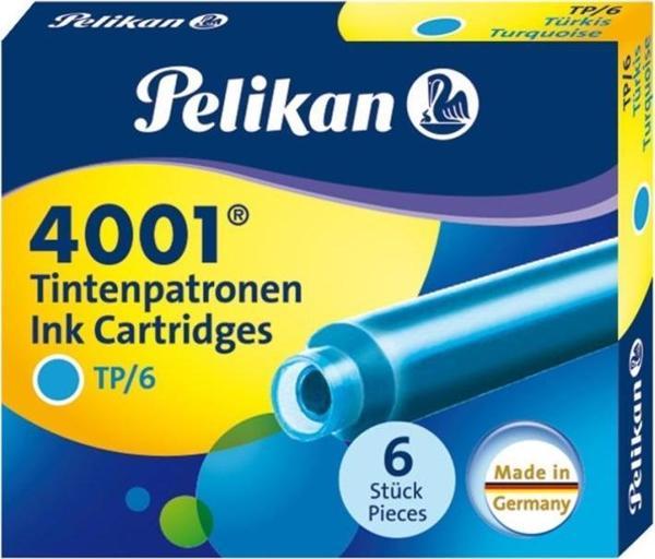 Pelikan Dolma Kalem Kartuşu Küçük Turkuaz 4001 (6 Lı Paket) - Image 1