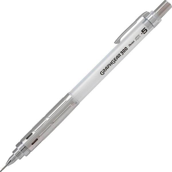 Pentel Teknik Çizim ve Yazı İçin Vesatil Kalem 0.5 Mm Beyaz Graphgear 300 - Image 1
