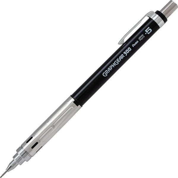 Pentel Teknik Çizim ve Yazı İçin Vesatil Kalem 0.5 Mm Siyah Graphgear 300 - Image 1