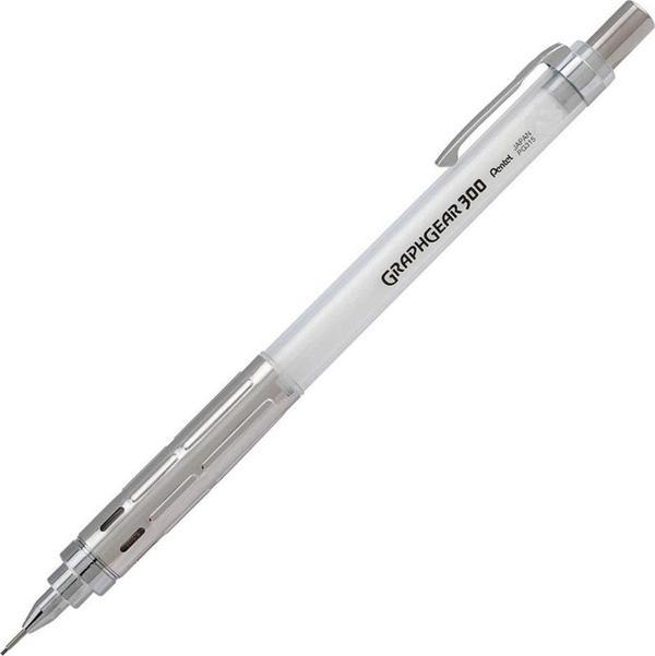 Pentel Teknik Çizim ve Yazı İçin Vesatil Kalem 0.7 Mm Beyaz Graphgear 300 - Image 1