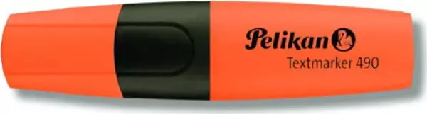 Pelikan Fosforlu Kalem İşaret Kalemi Pastel Turuncu 490 (10 Lu Paket) - Image 1