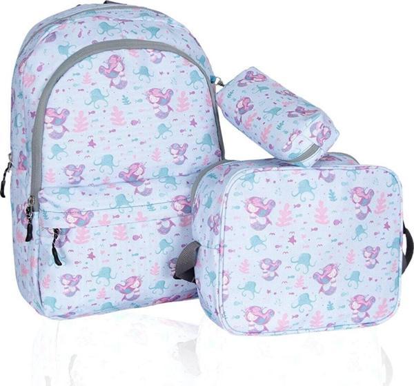 Polo Cambridge Club Okul Sırt Çantası 3 Lü Set Deniz Kızı 37 X 27 X 12Cm 61259 - Image 1