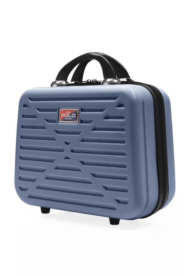 G&D Polo Suitcase Abs Çivit Mavi Seyahat & Makyaj & El Çantası 315.07-CivitMavi - Image 1
