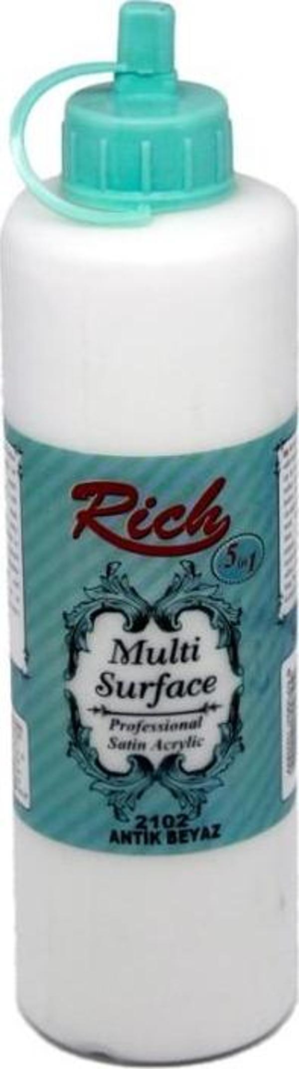 Rich Akrilik Boya Multi Surface 500 Cc Antik Beyaz 500-2102 - Image 1