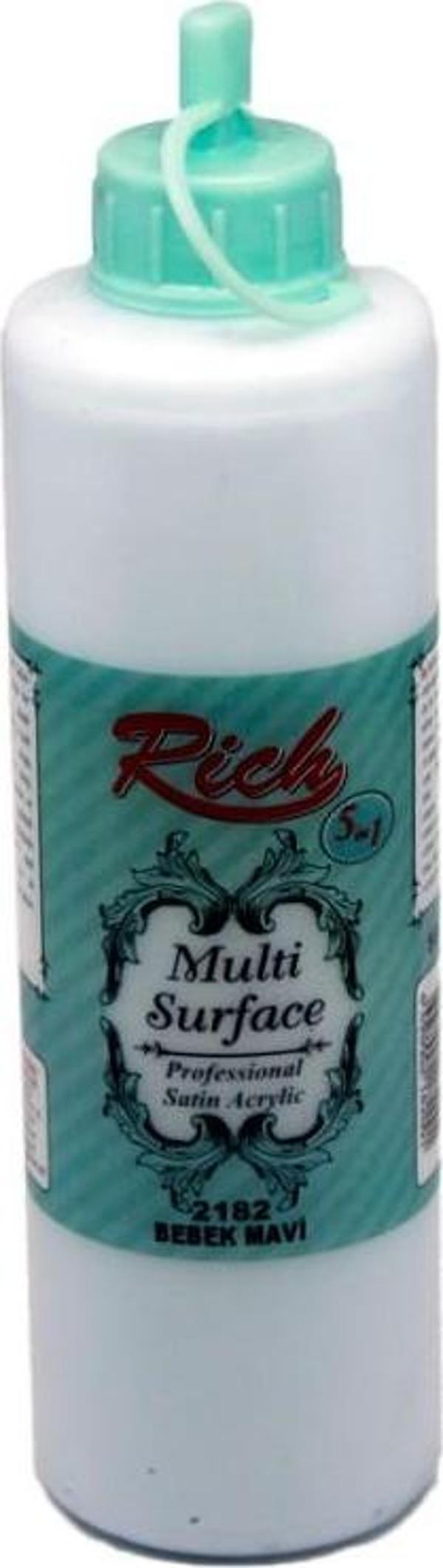 Rich Akrilik Boya Multi Surface 500 Cc Bebek Mavi 500-2182 - Image 1