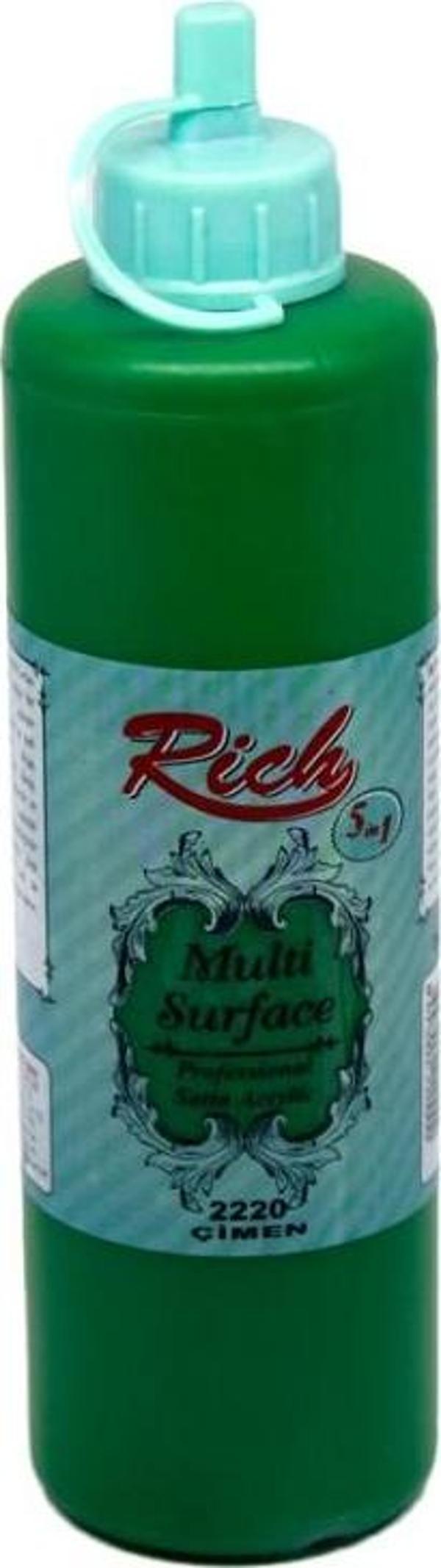 Rich Akrilik Boya Multi Surface 500 Cc Çimen 500-2220 - Image 1