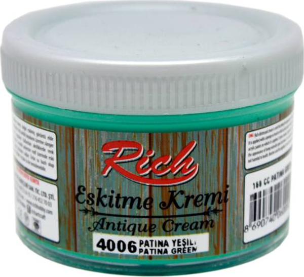 Rich Eskitme Kremi 150 Cc Patina Yeşil 4006 - Image 1