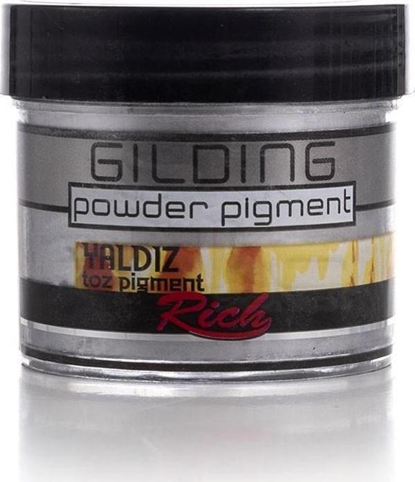 Rich Gilding Powder Pigment 60 Cc Gümüş 11009 - Image 1