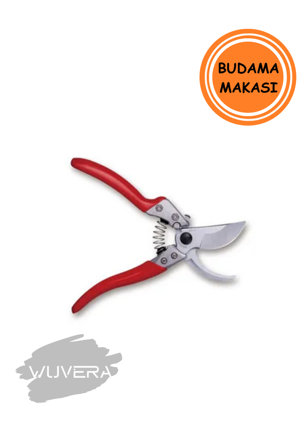 Wuvera Çelik Ağızlı Bağ Budama Makası – Keskin ve Ergonomik Budama Yardımcınız - Image 1