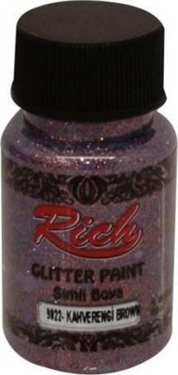 Rich Glitter Paint Sim Boya Kahverengi 9022 - Image 1