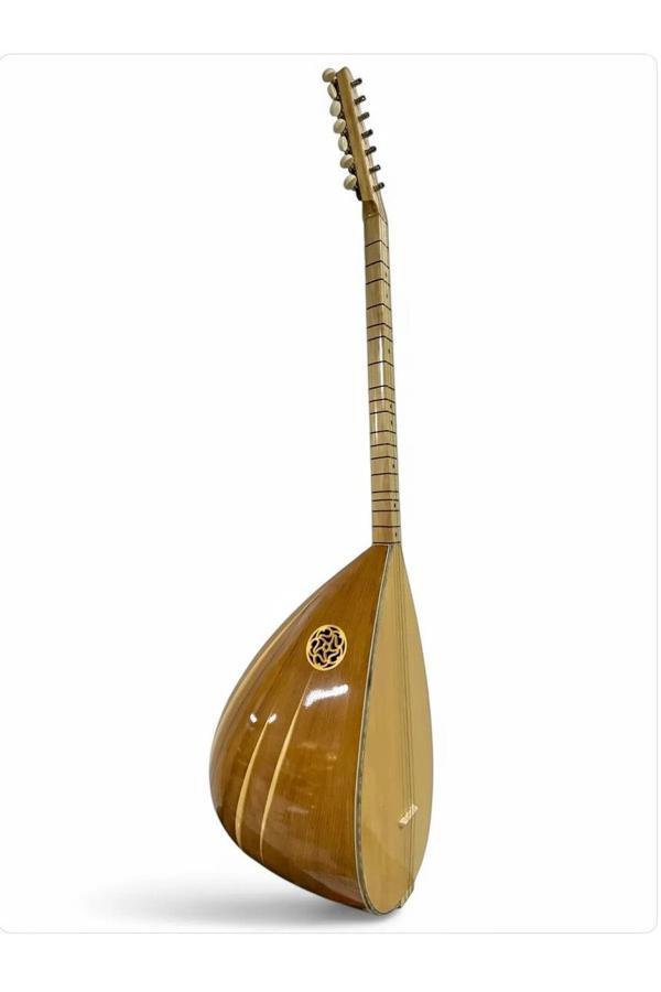 Kısa Sap Bağlama Gitar Burgulu Masif Dut Ağacı Nokta Klavyeli Profesyonel Çift Kafes - Image 1