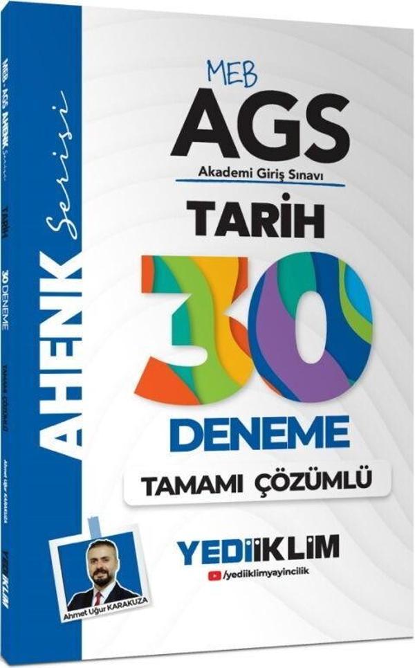MEB AGS Ahenk Tarih Tamamı Çözümlü 30 Deneme Yediiklim Yayınları - Yediiklim Yayınları - Image 1