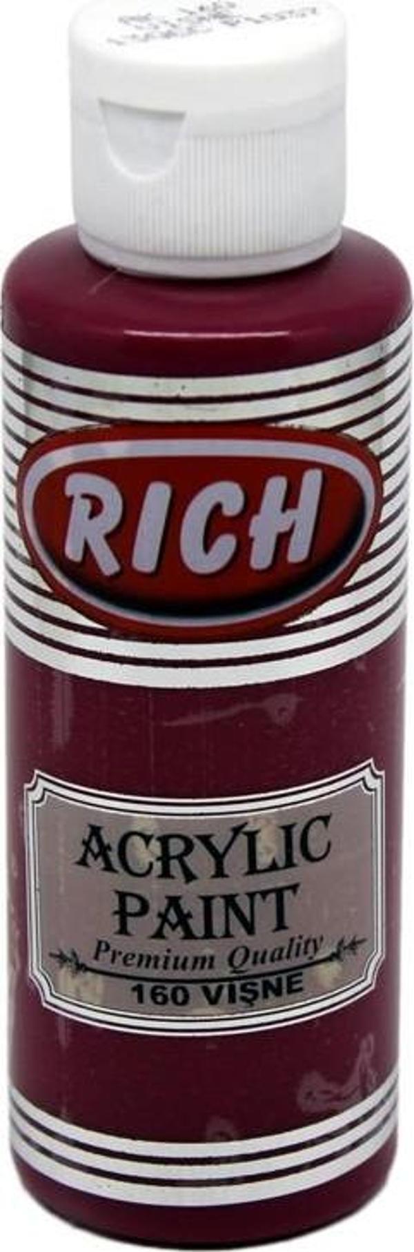Rich Akrilik Boya 120 Cc Vişne 160 - Image 1
