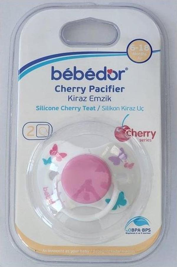 Bebedor 102 Silikon Kiraz Uçlu Emzik 6-18 Ay - Image 1