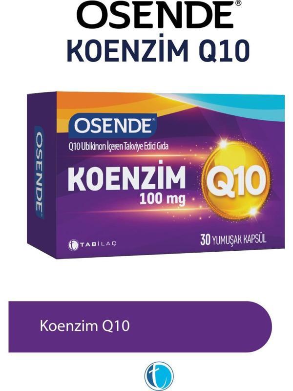 Osende Koenzim 100mg Q10 30 Yumuşak Kapsül - Image 1