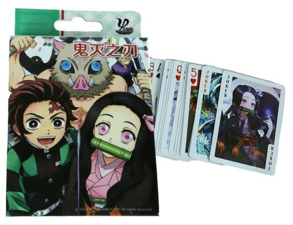 İskambil Anime Demon Slayer Iskambil Poker Oyun Kartı 54 Adet  - Image 1