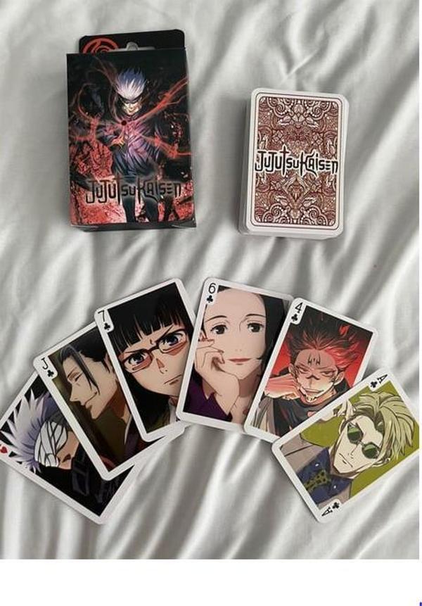 İskambil Kağıdı Jujutsu Kaisen Poker Oyun Kartı Destesi 54 adet - Image 1