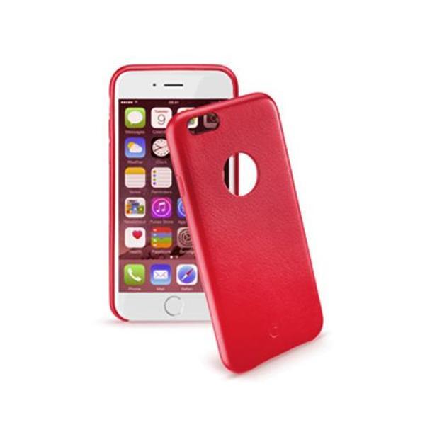 Cellular Line iPhone 6S/6 Class Suni Deri Kılıf Kırmızı CLASSIPH647R - Image 1